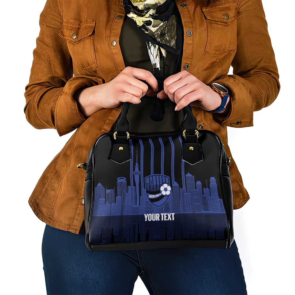 New Zealand Auckland Football Custom Shoulder Handbag Go City of Sails Est 2025 LT14 - Polynesian Pride