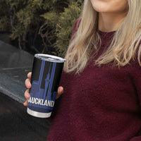 New Zealand Auckland Football Custom Tumbler Cup Go City of Sails Est 2025 LT14 - Polynesian Pride