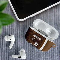 Bula Fiji Football Custom AirPods Case One Vanua One Team Tapa Pattern