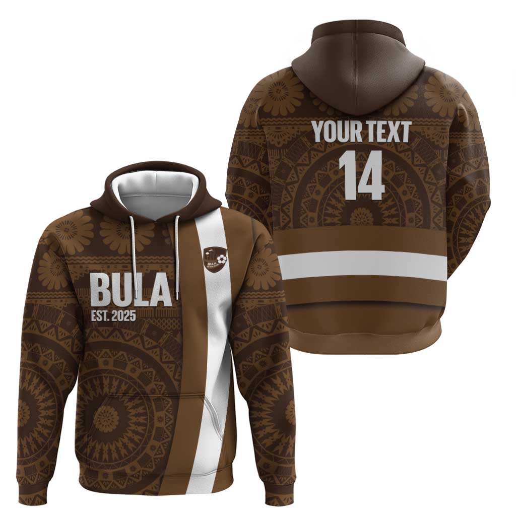 Bula Fiji Football Custom Hoodie One Vanua One Team Tapa Pattern LT14 - Polynesian Pride