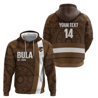 Bula Fiji Football Custom Hoodie One Vanua One Team Tapa Pattern LT14 - Polynesian Pride