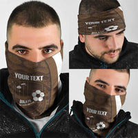 Bula Fiji Football Custom Neck Gaiter One Vanua One Team Tapa Pattern