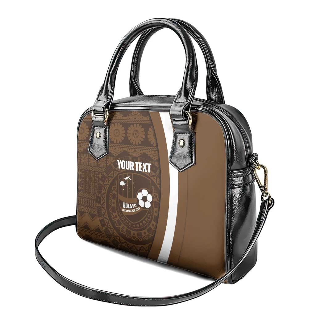 Bula Fiji Football Custom Shoulder Handbag One Vanua One Team Tapa Pattern LT14 - Polynesian Pride