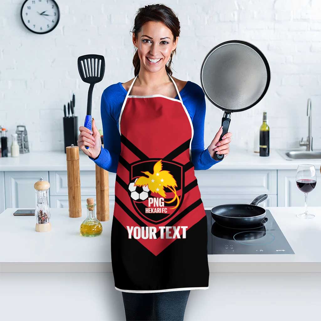 Hekari Papua New Guinea Football Custom Apron Go PNG Red Army