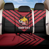 Hekari Papua New Guinea Football Custom Back Car Seat Cover Go PNG Red Army LT14 One Size Red - Polynesian Pride
