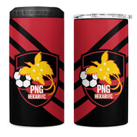 Hekari Papua New Guinea Football Custom 4 in 1 Can Cooler Tumbler Go PNG Red Army LT14 One Size: 16 oz Red - Polynesian Pride