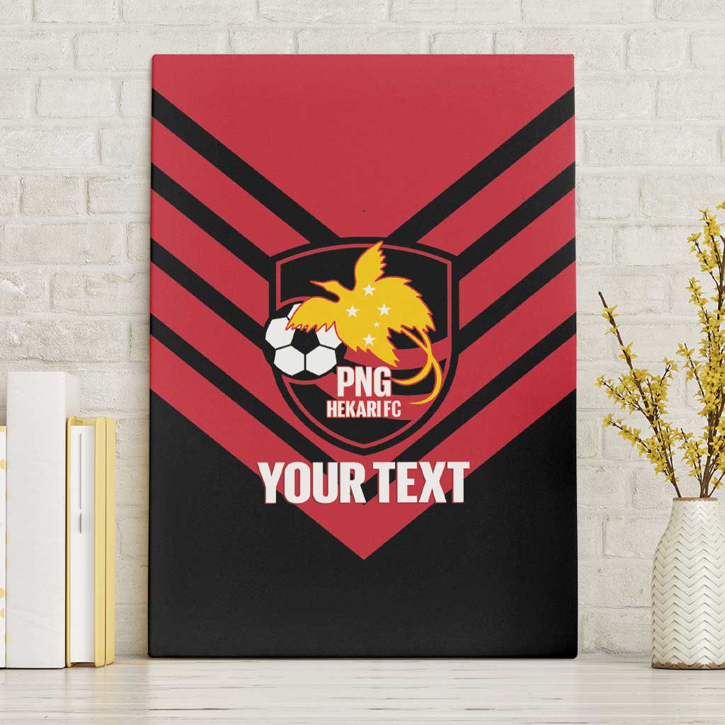 Hekari Papua New Guinea Football Custom Canvas Wall Art Go PNG Red Army LT14 Without Frame Red - Polynesian Pride