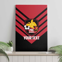 Hekari Papua New Guinea Football Custom Canvas Wall Art Go PNG Red Army LT14 - Polynesian Pride