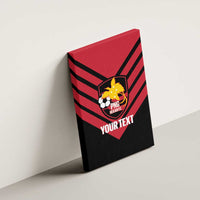 Hekari Papua New Guinea Football Custom Canvas Wall Art Go PNG Red Army LT14 - Polynesian Pride