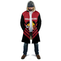 Hekari Papua New Guinea Football Custom Cloak Go PNG Red Army LT14 - Polynesian Pride
