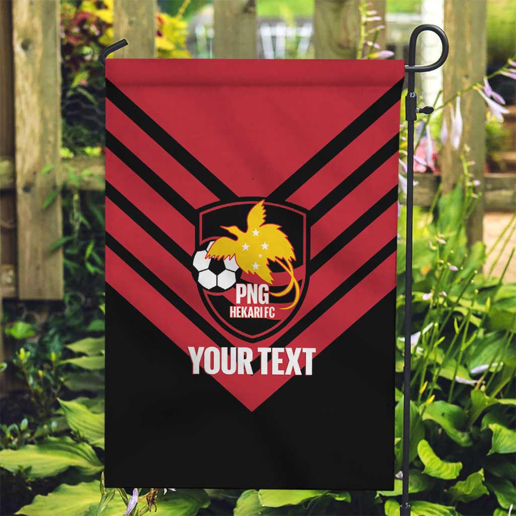 Hekari Papua New Guinea Football Custom Garden Flag Go PNG Red Army