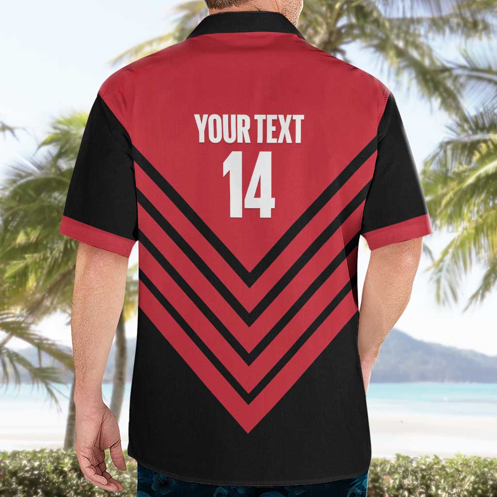 Hekari Papua New Guinea Football Custom Hawaiian Shirt Go PNG Red Army LT14 - Polynesian Pride
