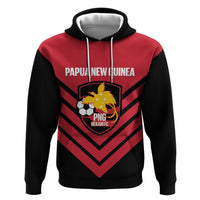 Hekari Papua New Guinea Football Custom Hoodie Go PNG Red Army LT14 Pullover Hoodie Red - Polynesian Pride