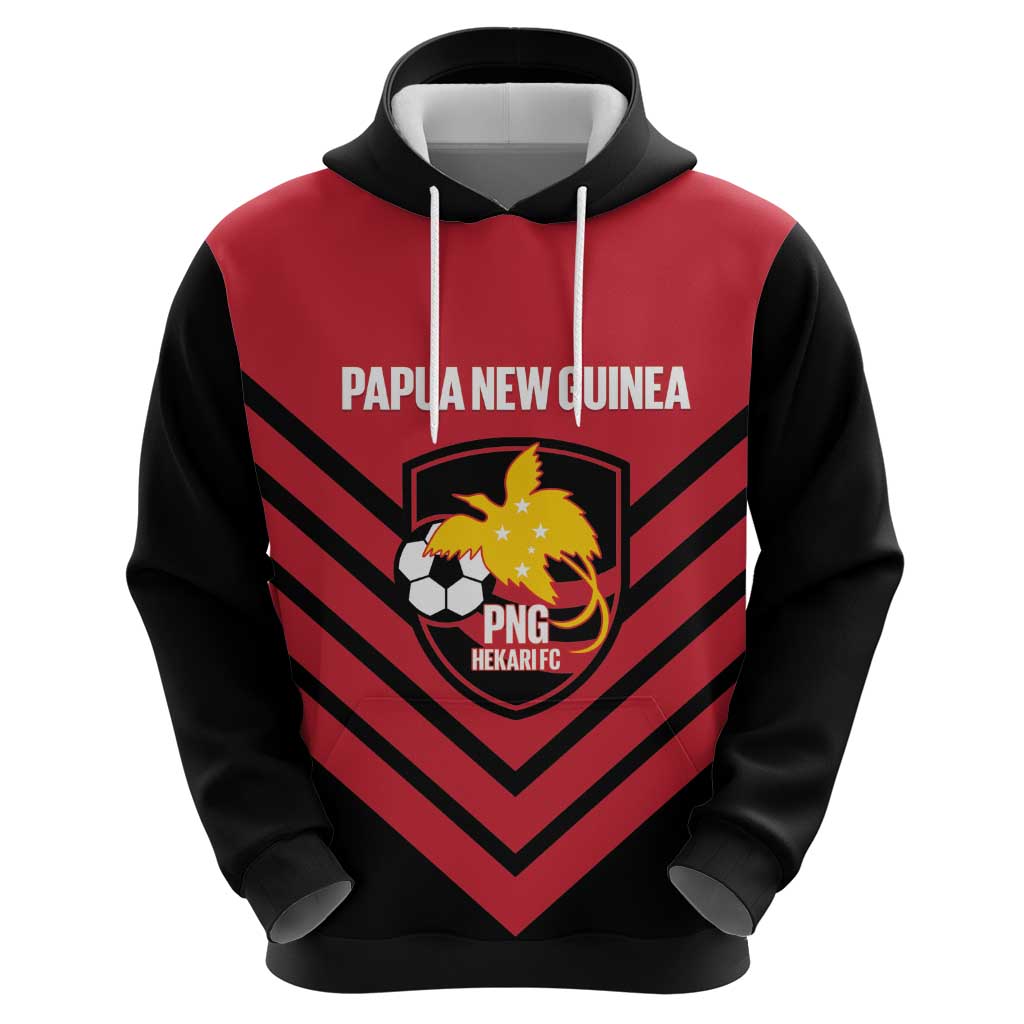 Hekari Papua New Guinea Football Custom Hoodie Go PNG Red Army LT14 - Polynesian Pride