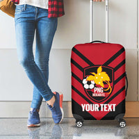 Hekari Papua New Guinea Football Custom Luggage Cover Go PNG Red Army LT14 - Polynesian Pride