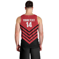 Hekari Papua New Guinea Football Custom Men Tank Top Go PNG Red Army LT14 - Polynesian Pride