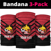 Hekari Papua New Guinea Football Custom Neck Gaiter Go PNG Red Army LT14 package One Size: 25*50cm Red - Polynesian Pride