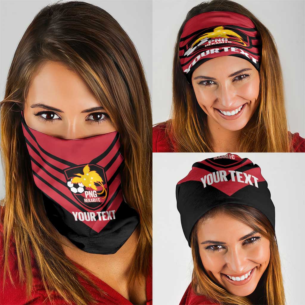 Hekari Papua New Guinea Football Custom Neck Gaiter Go PNG Red Army LT14 - Polynesian Pride