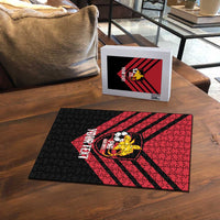 Hekari Papua New Guinea Football Custom Puzzle Go PNG Red Army LT14 - Polynesian Pride
