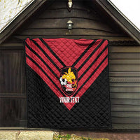 Hekari Papua New Guinea Football Custom Quilt Go PNG Red Army LT14 - Polynesian Pride