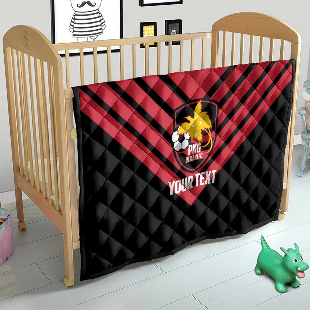 Hekari Papua New Guinea Football Custom Quilt Go PNG Red Army LT14 - Polynesian Pride