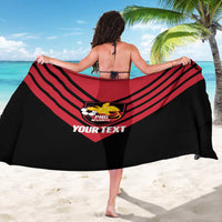 Hekari Papua New Guinea Football Custom Sarong Go PNG Red Army LT14 - Polynesian Pride
