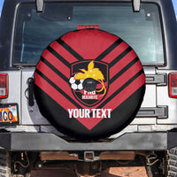Hekari Papua New Guinea Football Custom Spare Tire Cover Go PNG Red Army