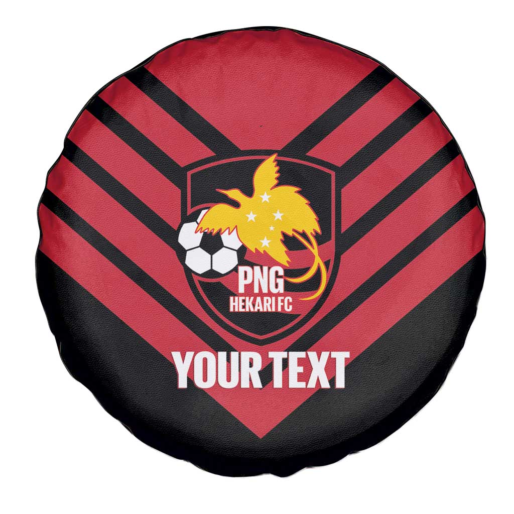 Hekari Papua New Guinea Football Custom Spare Tire Cover Go PNG Red Army