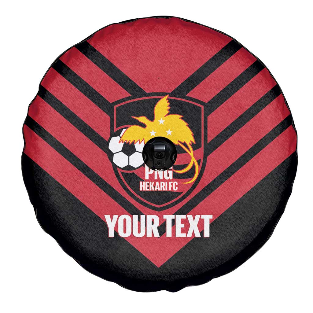 Hekari Papua New Guinea Football Custom Spare Tire Cover Go PNG Red Army