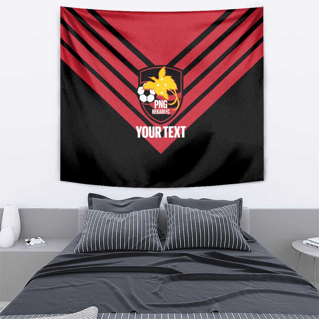 Hekari Papua New Guinea Football Custom Tapestry Go PNG Red Army LT14 - Polynesian Pride