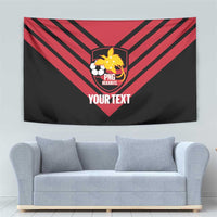 Hekari Papua New Guinea Football Custom Tapestry Go PNG Red Army LT14 - Polynesian Pride