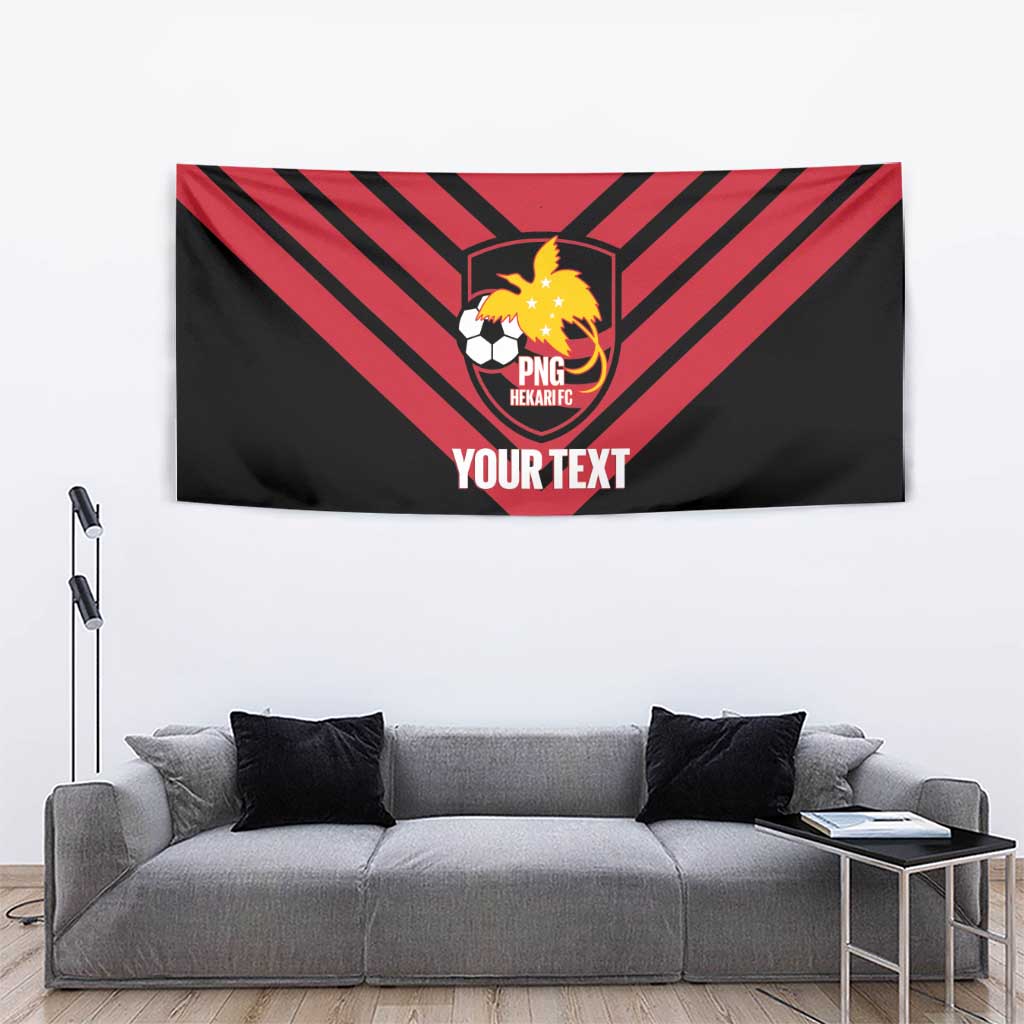 Hekari Papua New Guinea Football Custom Tapestry Go PNG Red Army LT14 - Polynesian Pride