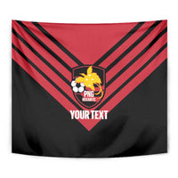 Hekari Papua New Guinea Football Custom Tapestry Go PNG Red Army LT14 - Polynesian Pride