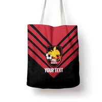 Hekari Papua New Guinea Football Custom Tote Bag Go PNG Red Army LT14 - Polynesian Pride