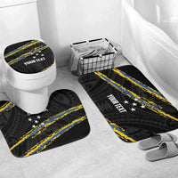 Kings Solomon Islands Football Custom Bathroom Set Come On Solomons Polynesian Grunge Style