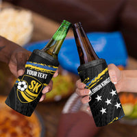 Kings Solomon Islands Football Custom 4 in 1 Can Cooler Tumbler Come On Solomons Polynesian Grunge Style LT14 - Polynesian Pride