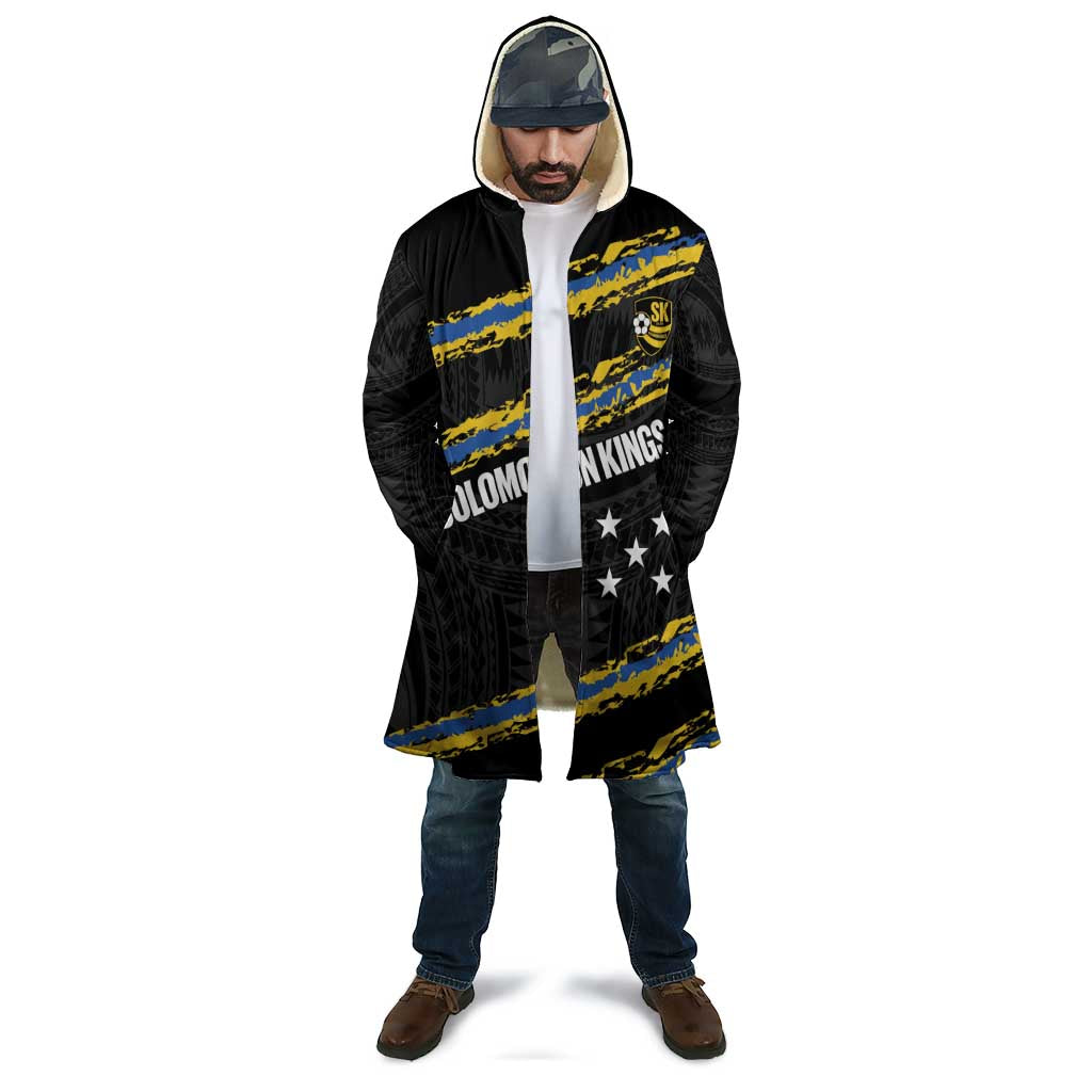 Kings Solomon Islands Football Custom Cloak Come On Solomons Polynesian Grunge Style LT14 - Polynesian Pride