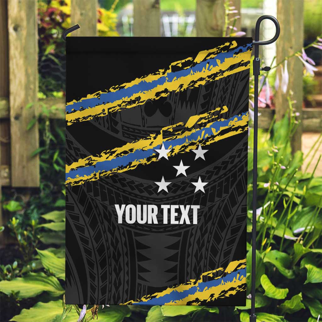 Kings Solomon Islands Football Custom Garden Flag Come On Solomons Polynesian Grunge Style