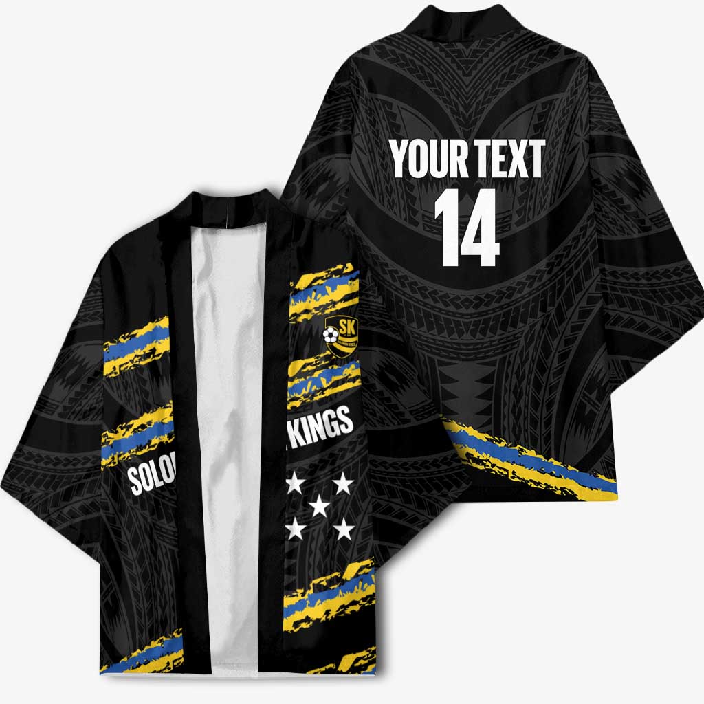 Kings Solomon Islands Football Custom Kimono Come On Solomons Polynesian Grunge Style