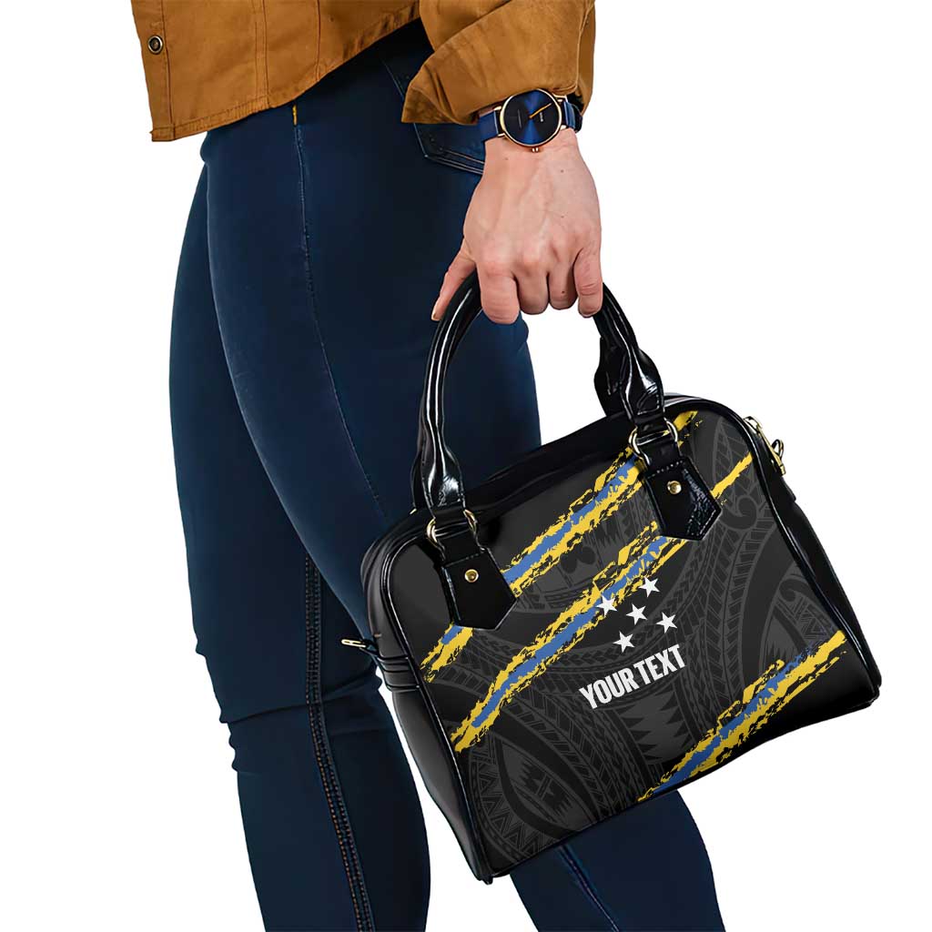 Kings Solomon Islands Football Custom Shoulder Handbag Come On Solomons Polynesian Grunge Style