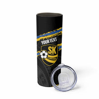 Kings Solomon Islands Football Custom Skinny Tumbler Come On Solomons Polynesian Grunge Style LT14 - Polynesian Pride