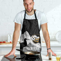 New Zealand South Island Football Custom Apron Aoraki Mount Cook With Kiwi Maori Pattern LT14 - Polynesian Pride