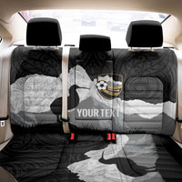 New Zealand South Island Football Custom Back Car Seat Cover Aoraki Mount Cook With Kiwi Maori Pattern LT14 - Polynesian Pride