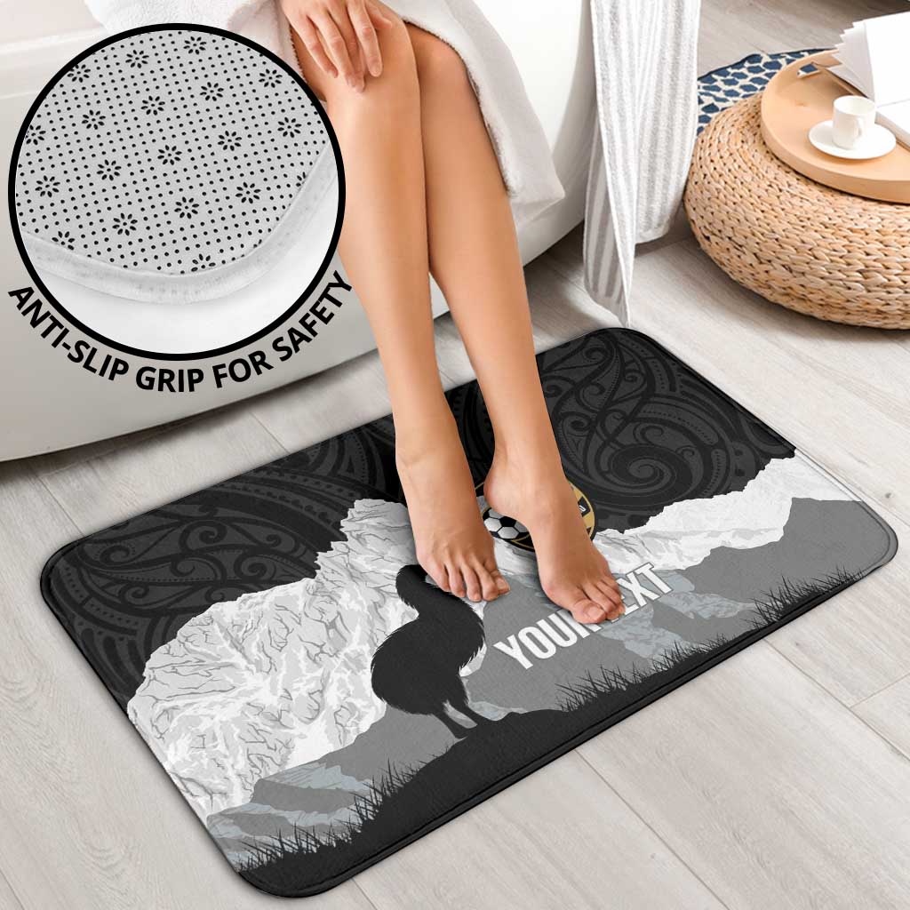 New Zealand South Island Football Custom Bathroom Set Aoraki Mount Cook With Kiwi Maori Pattern LT14 - Polynesian Pride