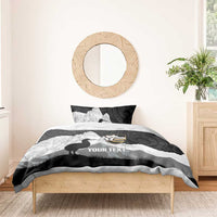 New Zealand South Island Football Custom Bedding Set Aoraki Mount Cook With Kiwi Maori Pattern LT14 - Polynesian Pride