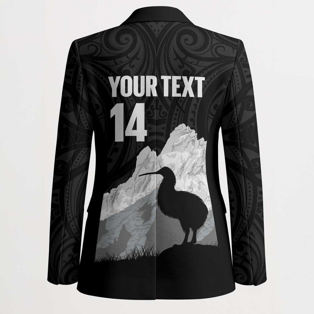 New Zealand South Island Football Custom Blazer Aoraki Mount Cook With Kiwi Maori Pattern LT14 - Polynesian Pride