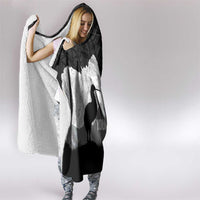 New Zealand South Island Football Custom Hooded Blanket Aoraki Mount Cook With Kiwi Maori Pattern LT14 - Polynesian Pride