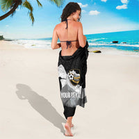 New Zealand South Island Football Custom Sarong Aoraki Mount Cook With Kiwi Maori Pattern LT14 - Polynesian Pride
