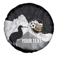 New Zealand South Island Football Custom Spare Tire Cover Aoraki Mount Cook With Kiwi Maori Pattern LT14 - Polynesian Pride