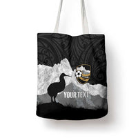 New Zealand South Island Football Custom Tote Bag Aoraki Mount Cook With Kiwi Maori Pattern LT14 - Polynesian Pride